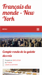 Mobile Screenshot of francais-du-monde-nyc.com