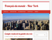 Tablet Screenshot of francais-du-monde-nyc.com
